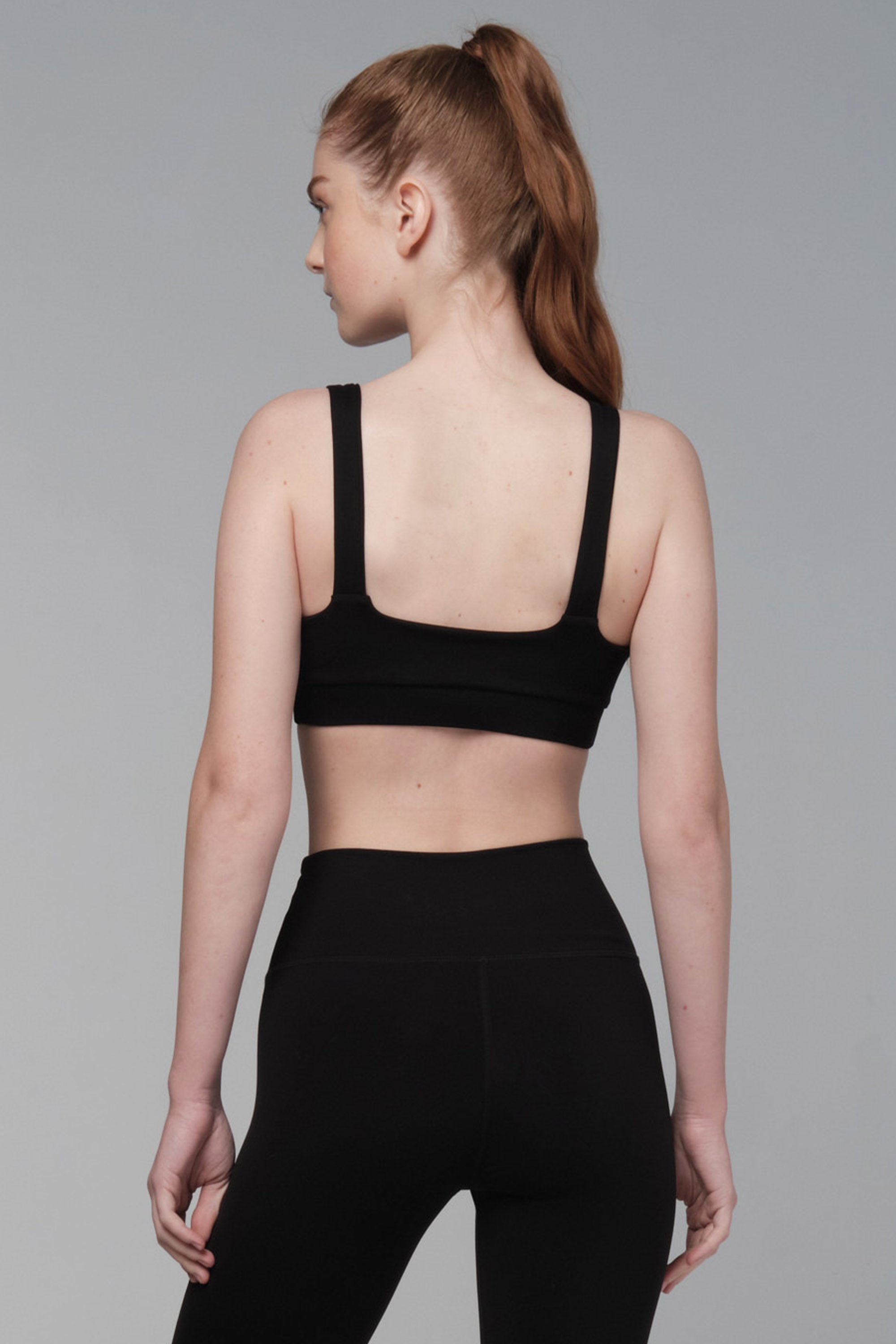 Get In Line Black-S Sports Bra – 9two5fit